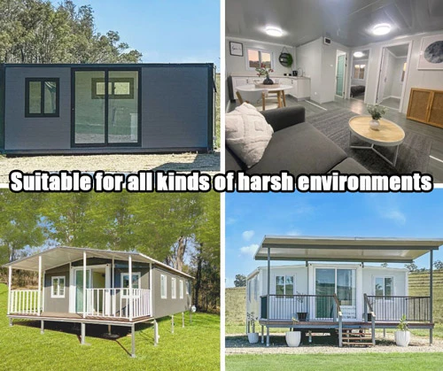 Expandable Container House Installed in Puerto Rico Expandable Container House Installed in Puerto Rico